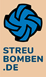 Logo der Website - eine stilisierte kugelförmige Bombe